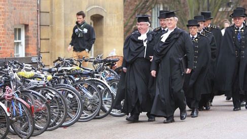 After the degree ceremony